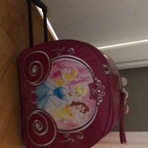 Disney princess kid luggage